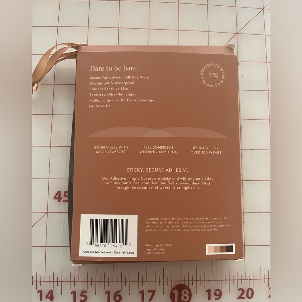 Adhesive Nipple Covers - Tan - Picture 3 of 14